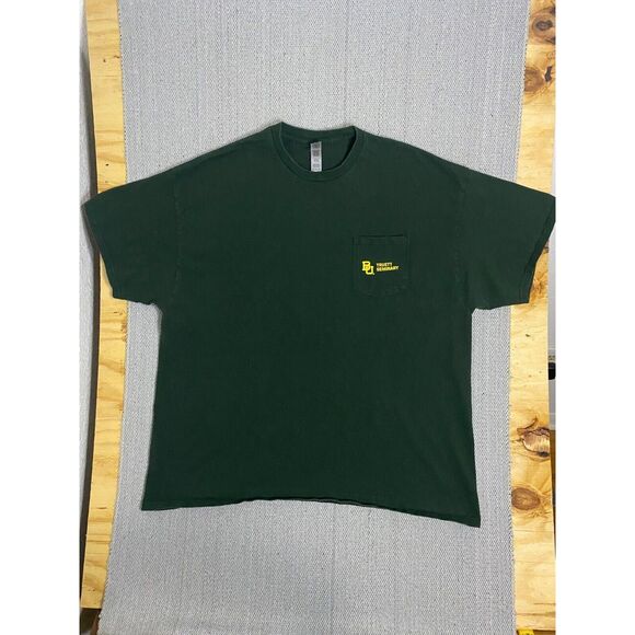 Baylor Truett Seminary Shirt Tee Green Mens 2XL Gildan Cotton Church - Picture 4 of 12